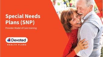 Special Needs Plans training cover